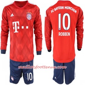 Maillot/Tenue Bayern Munich Robben 10 Enfant Domicile 2018/2019 Manche Longue